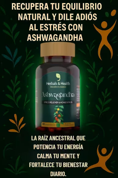 Ashwagandha 🍃 Di Adios al estrés y a la ansiedad